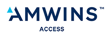 Amwins logo dark and medium blue