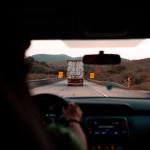 Photo of driver behind the wheel of a car