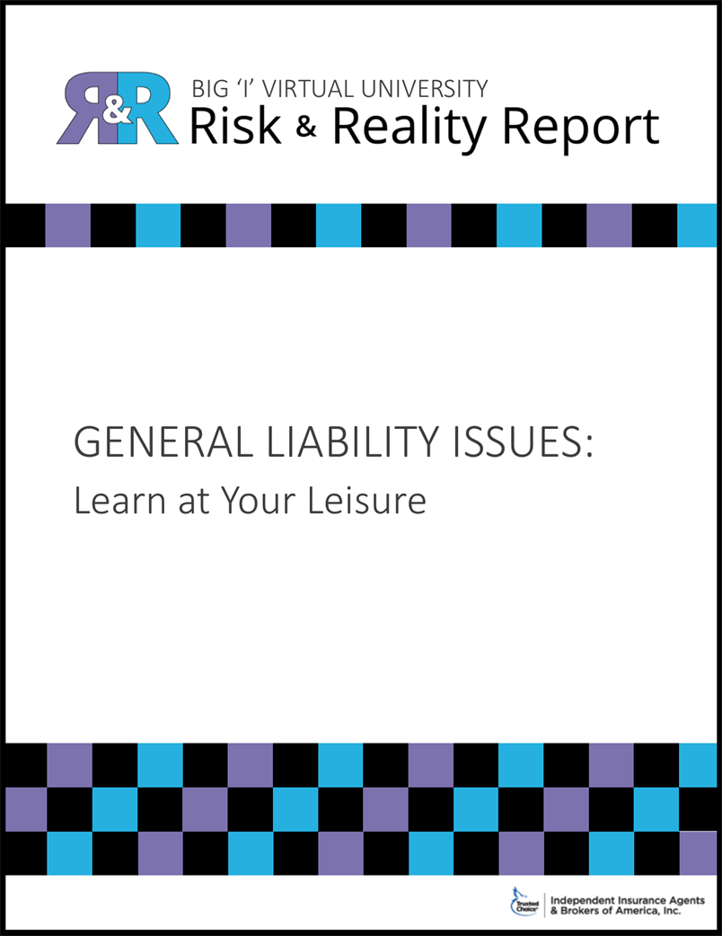 General Liability Issues R&R Cover page.png
